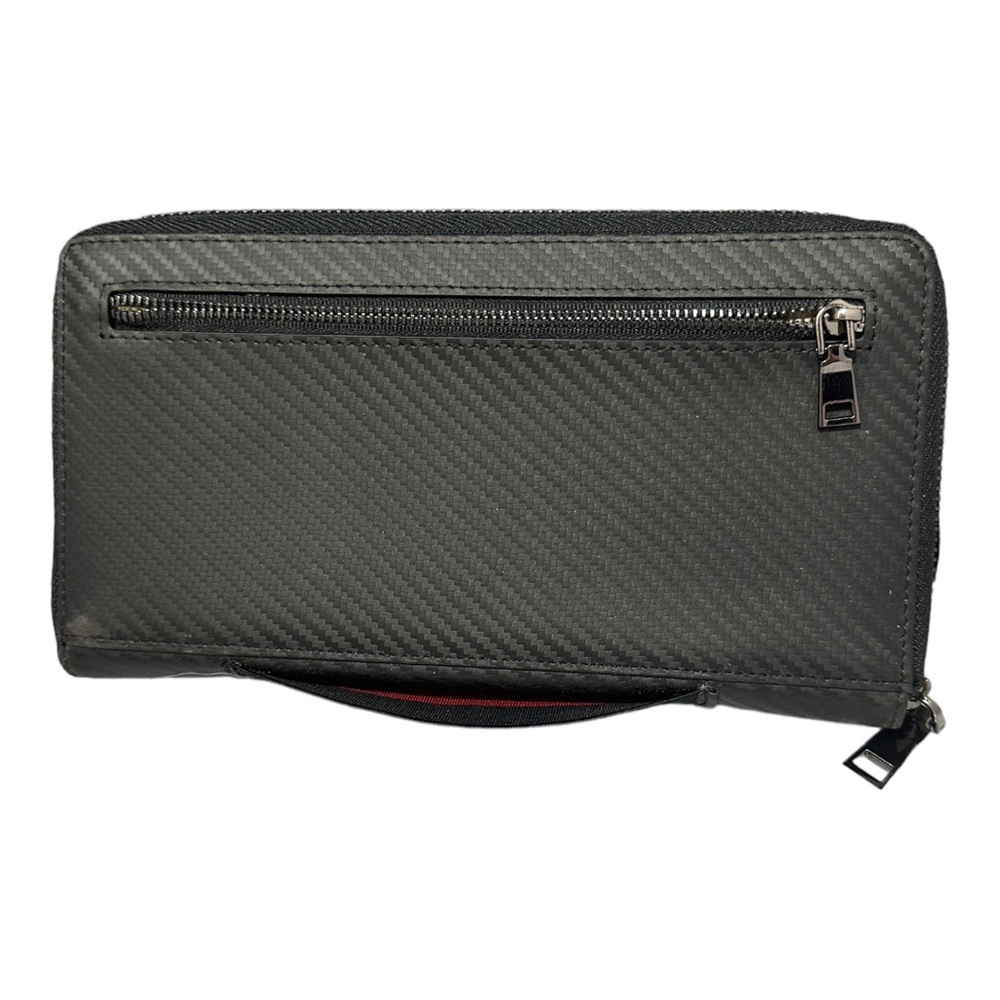 Rival Zero zip‎ wallet organizer black and red EUC  137